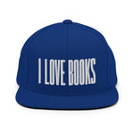 I LOVE BOOKS Snapback (BLUE)